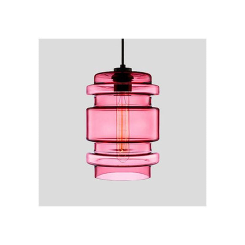 Arisha Modern Art Deco LED Cylindrical /Glass Pendant Light - Neutral Decor