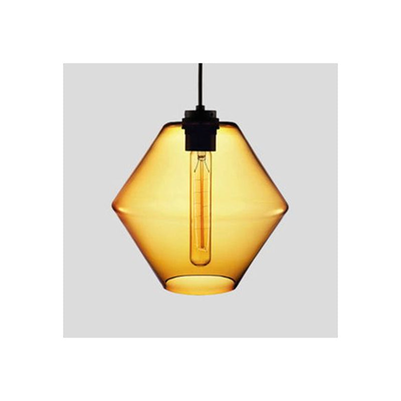 Arisha Modern Art Deco LED Cylindrical /Glass Pendant Light - Neutral Decor