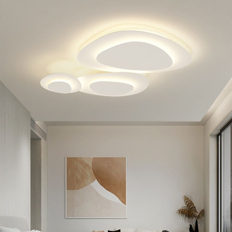 Valentina Modern LED Flush Mount Ceiling Light Bedroom - Neutral Decor