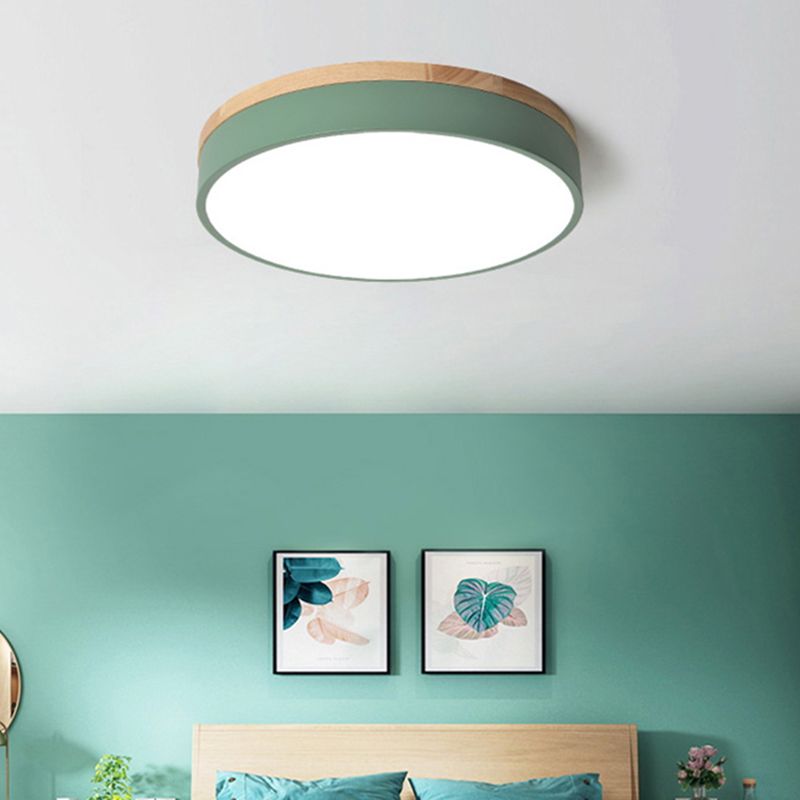 Valentina Nordic LED Round Flush Mount Ceiling Light - Neutral Decor