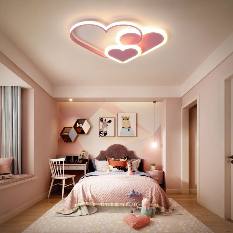 Valentina LED Star Designer Children Flush Mount Ceiling Light - Neutral Decor