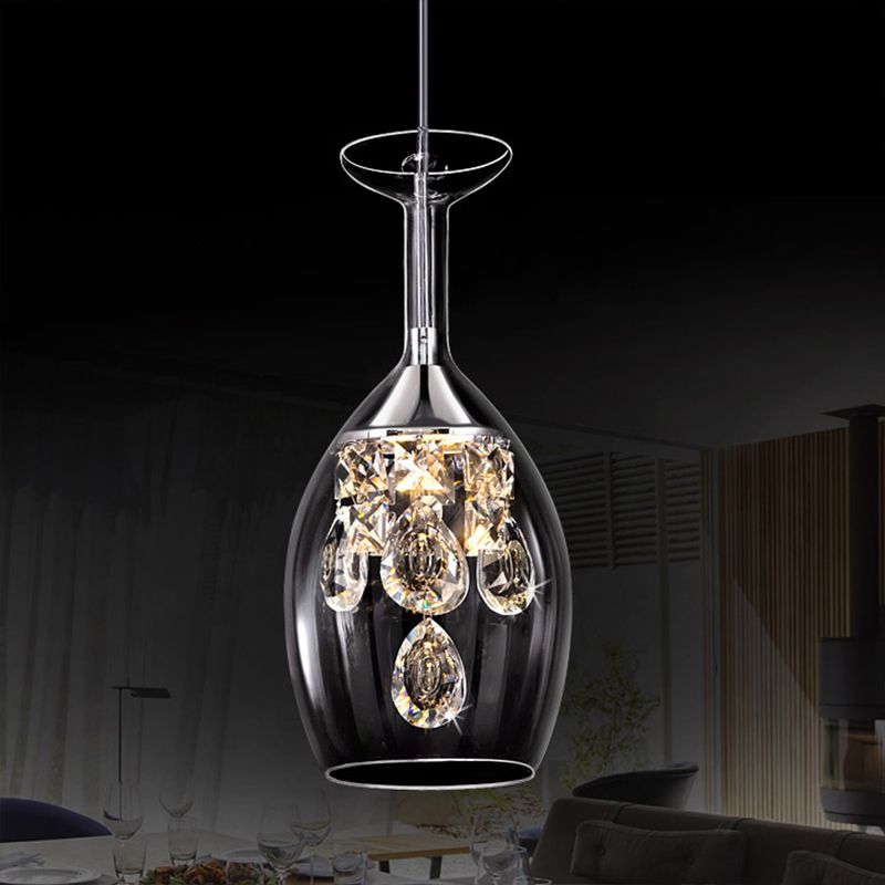 Kristy Modern Wine Glass/Crystal Pendant Light - Neutral Decor