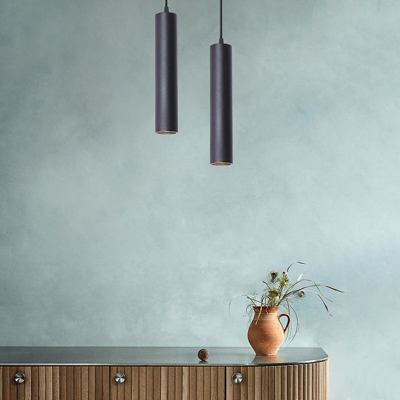 Arisha Modern Cylinder Shape Pendant Light Living Room - Neutral Decor