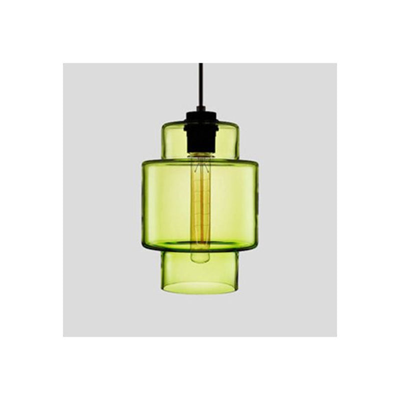 Arisha Modern Art Deco LED Cylindrical /Glass Pendant Light - Neutral Decor
