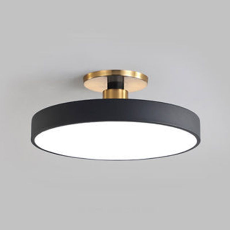 Aria Nordic Minimalist Round Flush Mount Ceiling Light - Neutral Decor