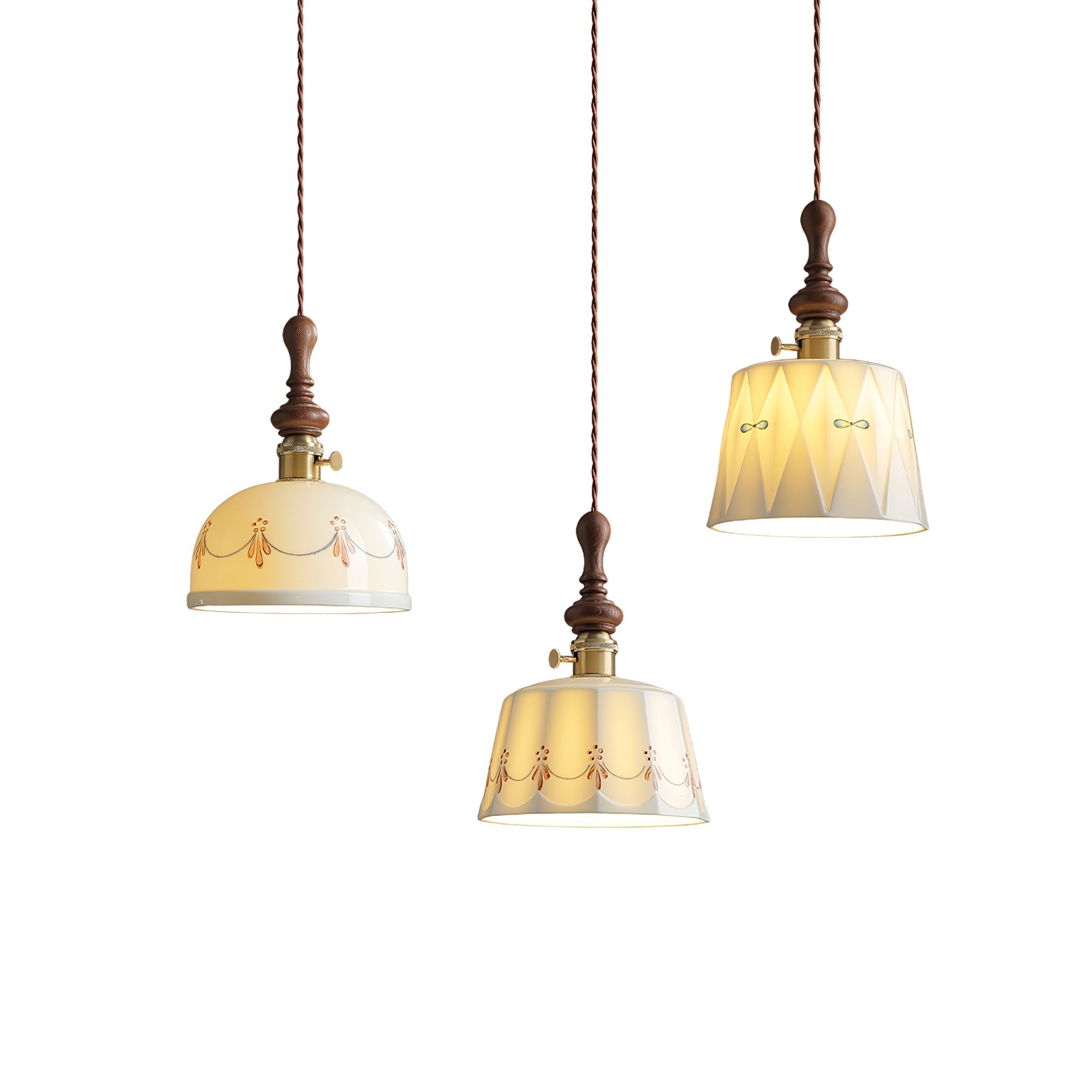 Ceraeyre Vintage Ceramic Pendant Light