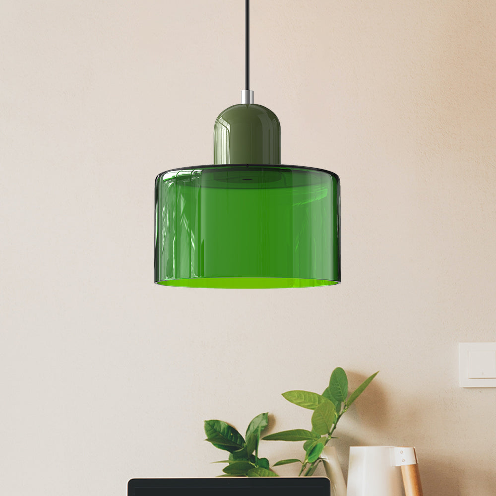 Valentina Modern Glass Kitchen Island Pendant Light - Neutral Decor