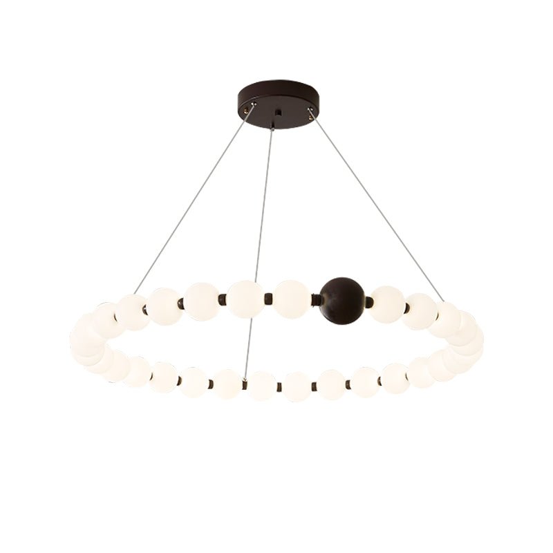 June Bead Ring Chandelier