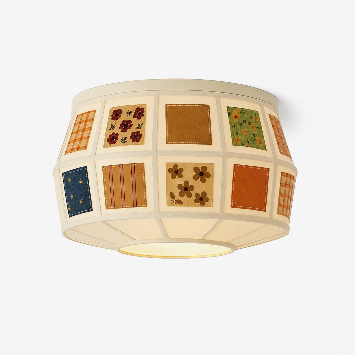 Eulalie Patchwork Quilt Ceiling Light