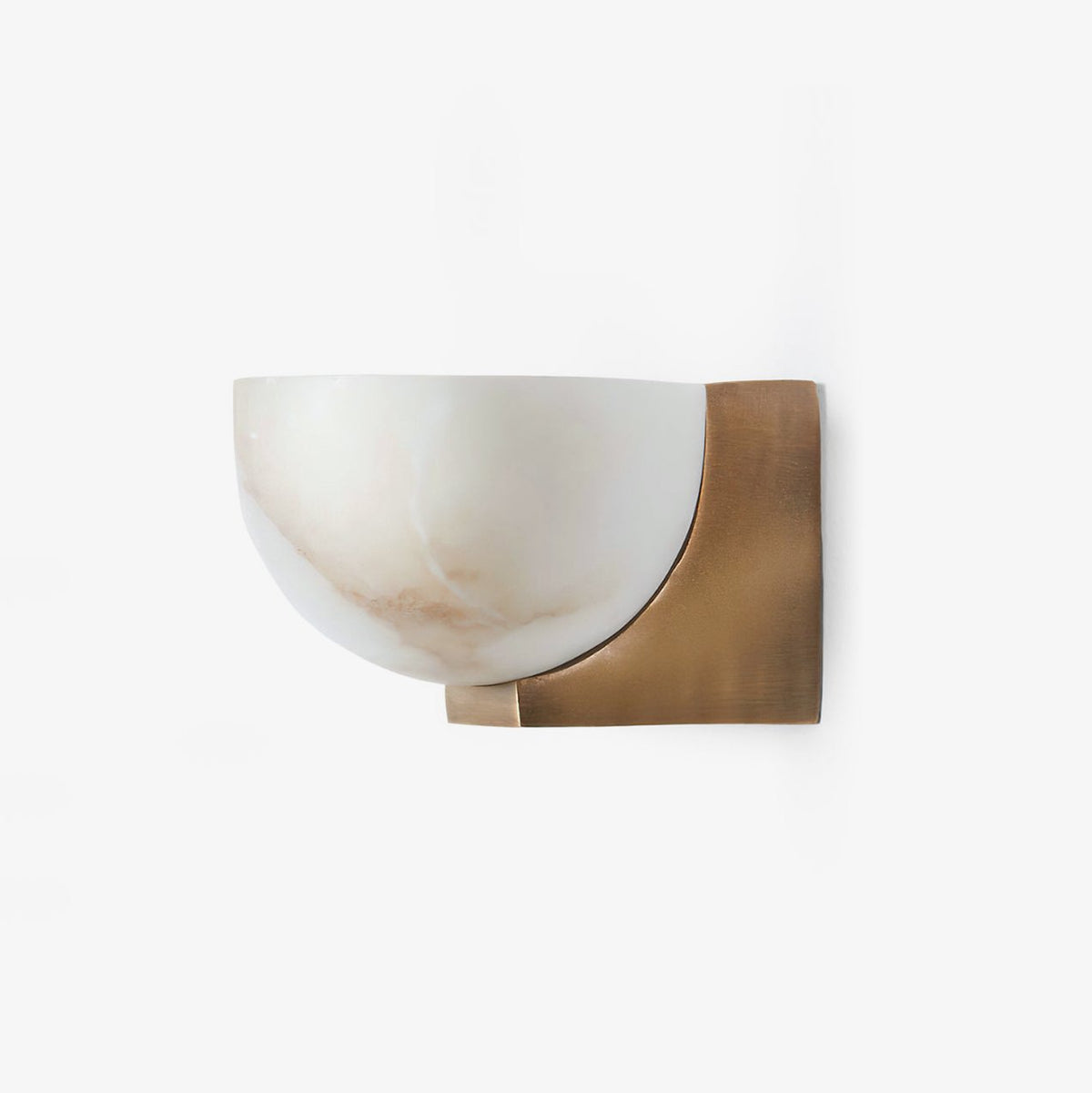 Corvina Bowl Alabaster Wall Light
