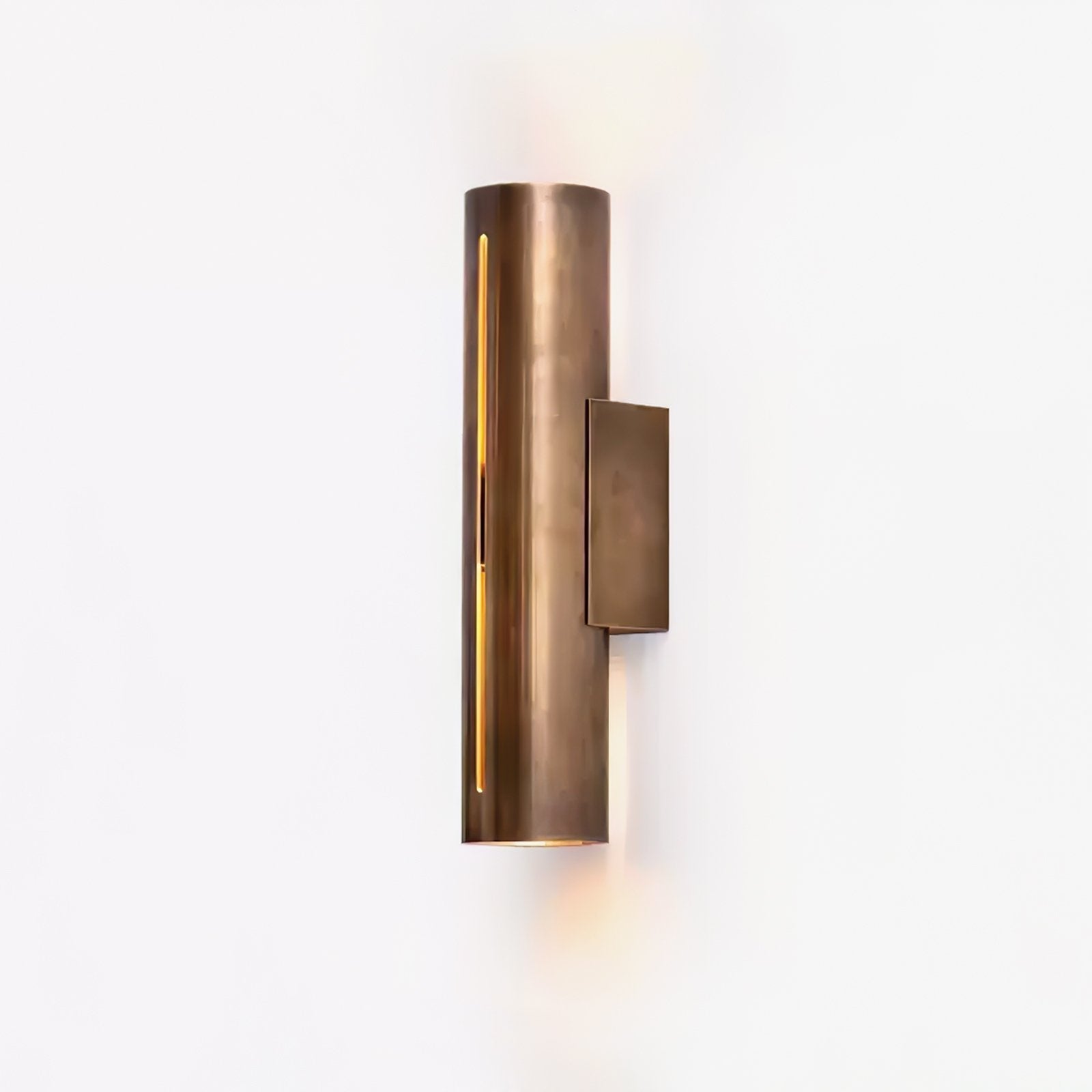 Avsilara Modern Minimalist Cylinder Brass Wall Light