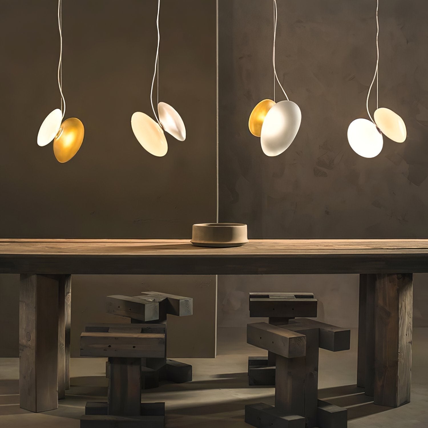 Mervan Frosted Glass Pendant Light