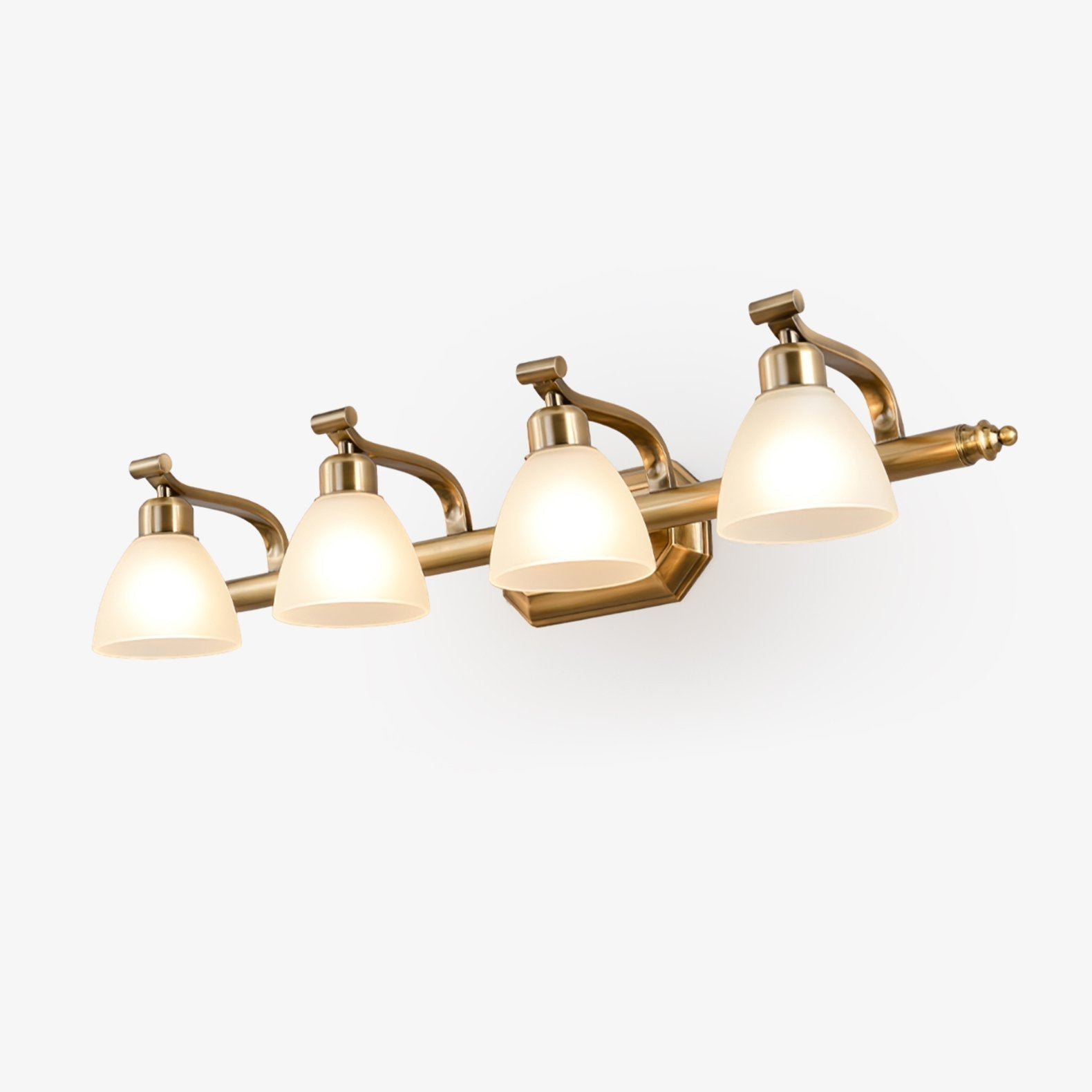 Colaeus Classic Art Bath Glass Wall Light