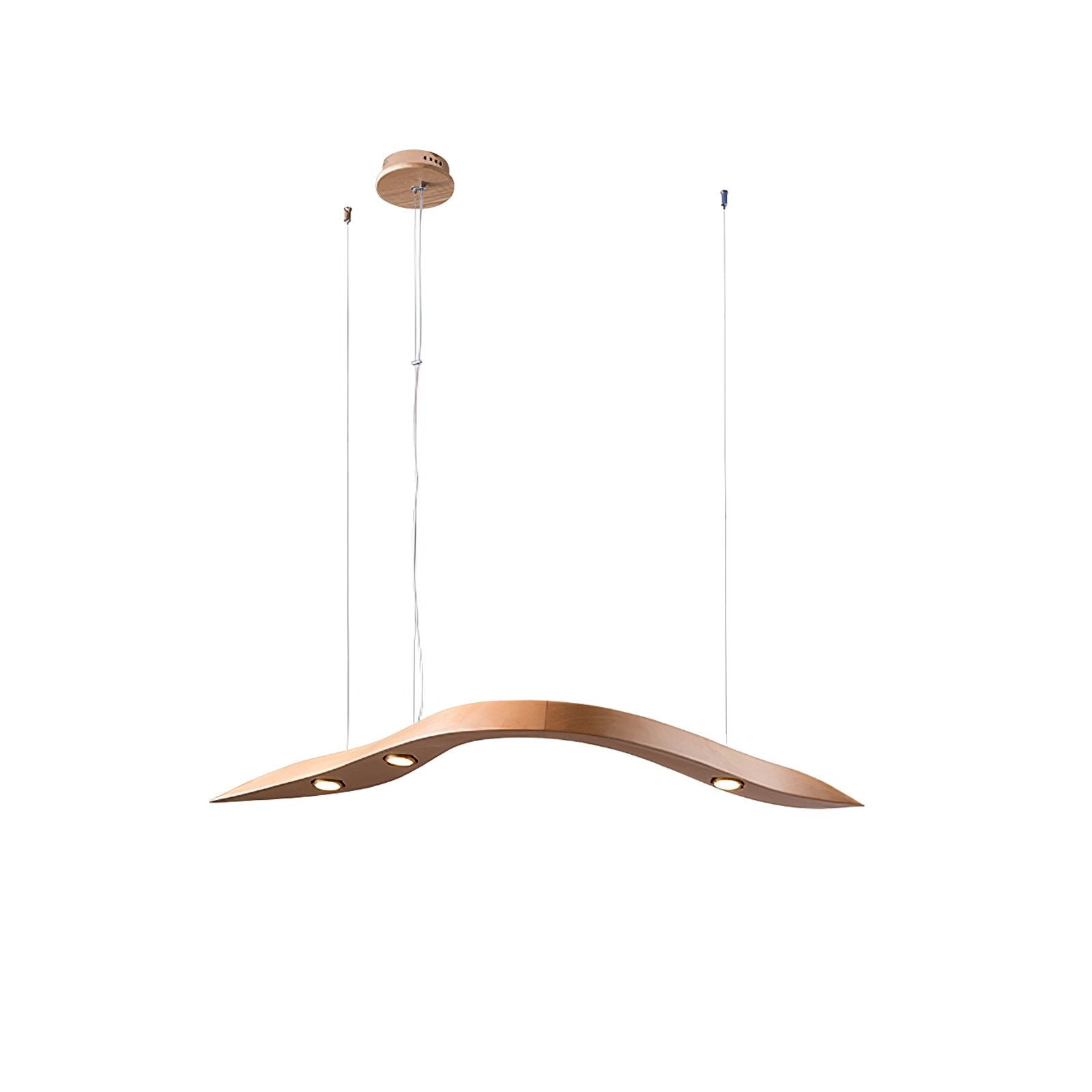Queral Flow Minimalist Wood Pendant Lamp