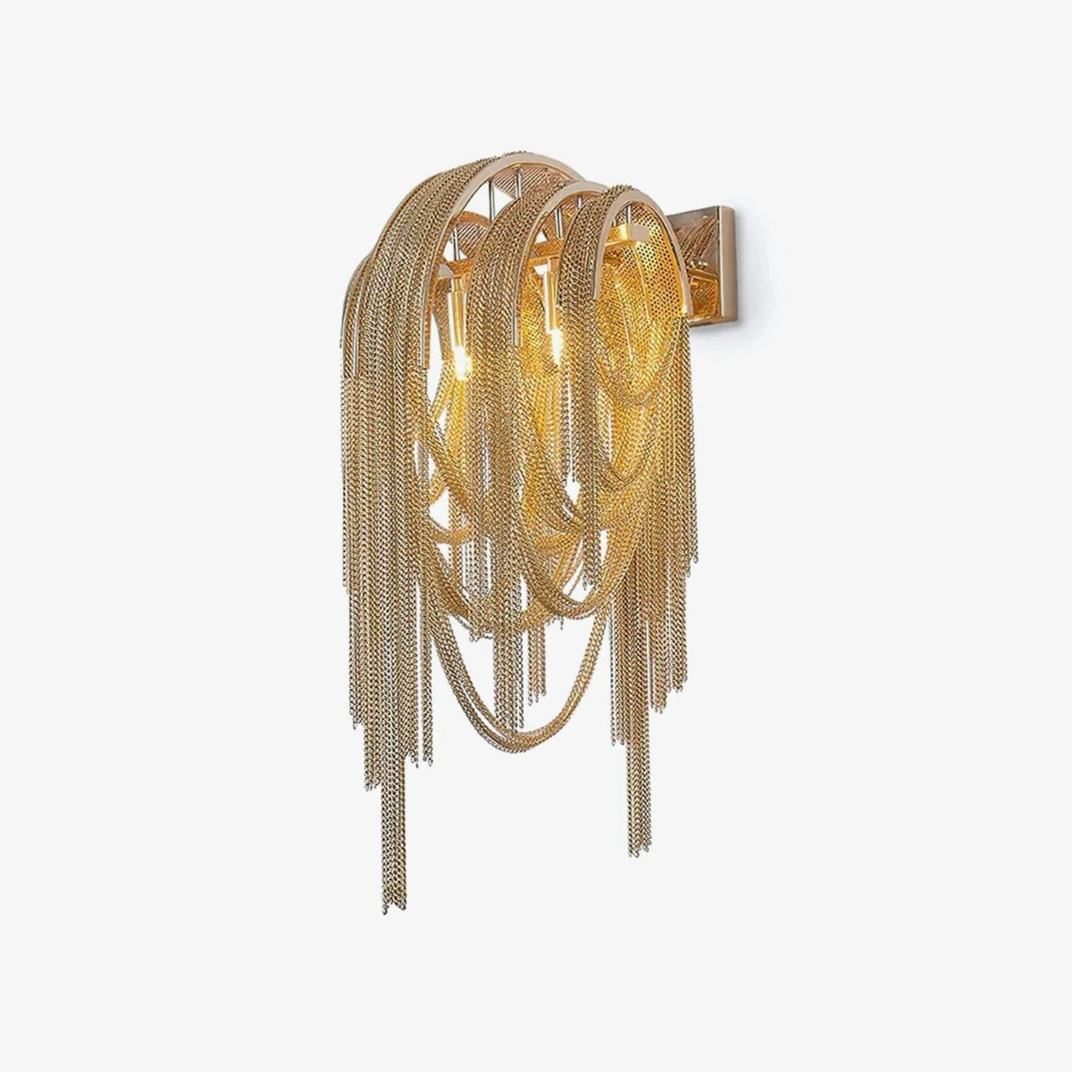 Chains Postmodern Luxury Tassel Wall Lamp