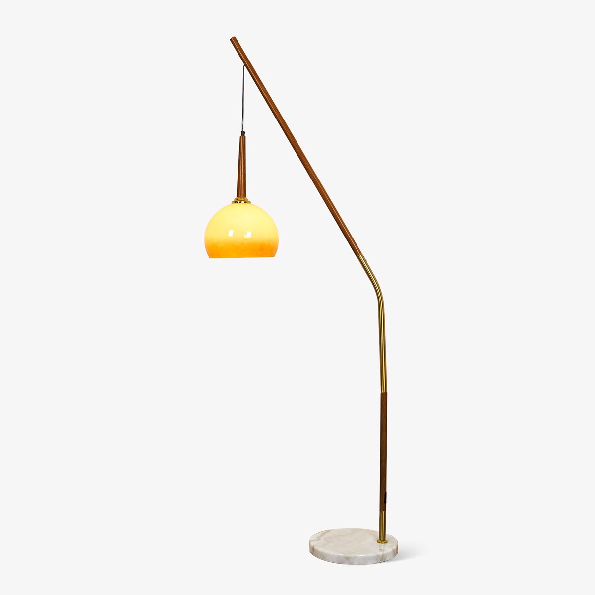 Catalil Retro Glass Floor Lamp