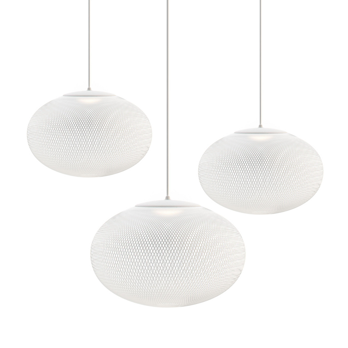 Orelenira Pendant Lamp Metallic Mesh Black