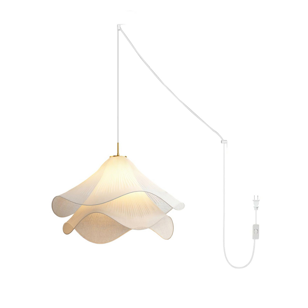 Evanel Fabric Artistic Pendant Light