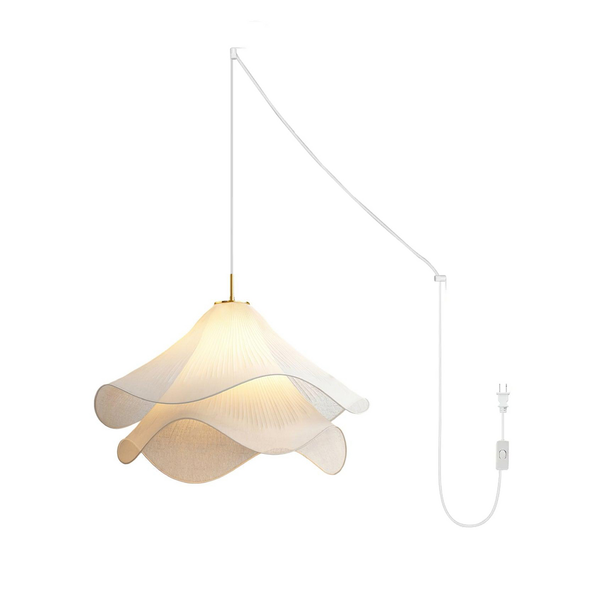 Evanel Fabric Artistic Pendant Light
