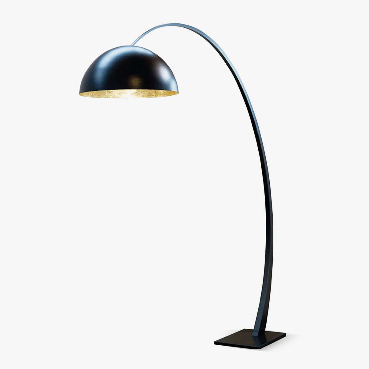 Cutalus Curved Black Arc Floor Lamp