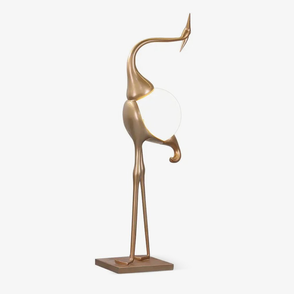 Uraearae Crane Shaped Wall Sconce