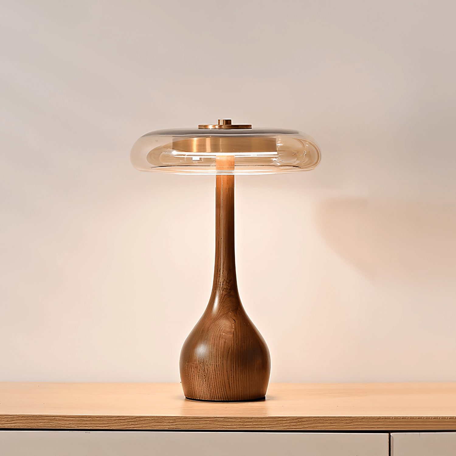Brittany Modern Wood Table Lamp - Neutral Decor