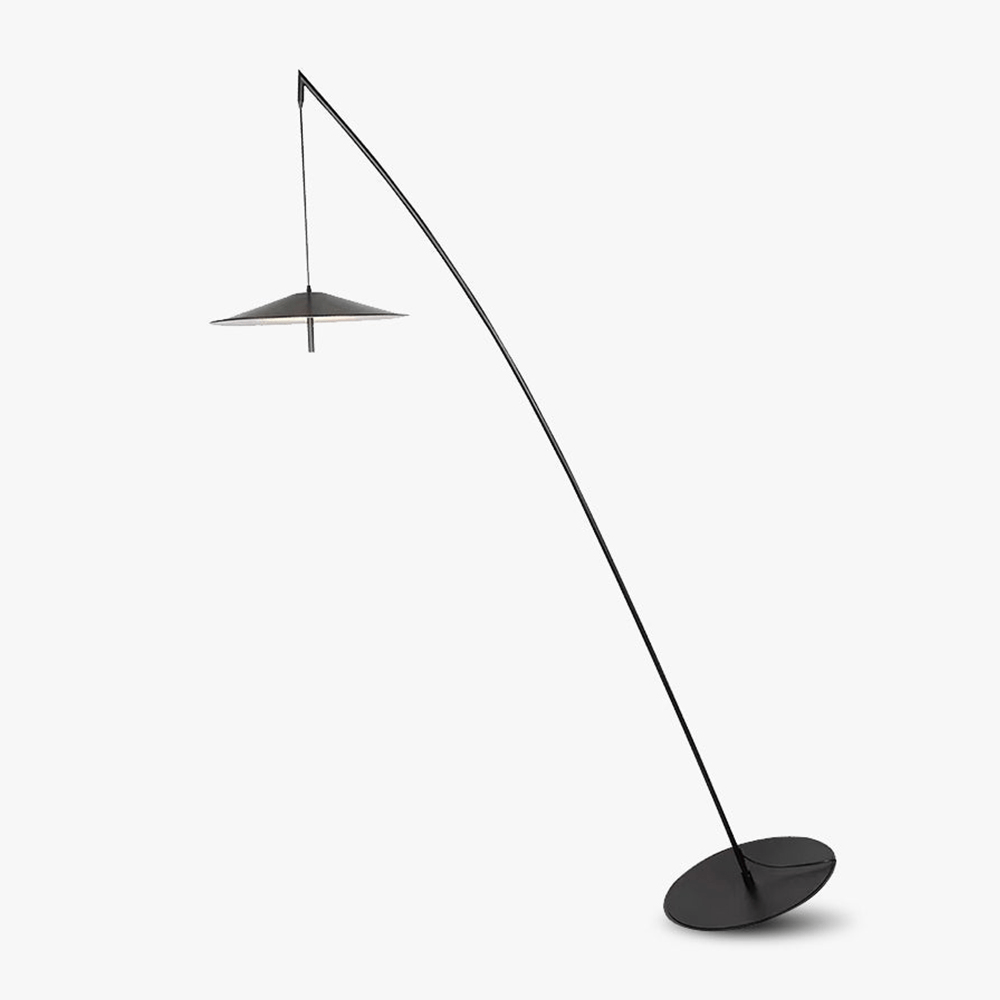 Arcana Black Minimalist Floor Lamp