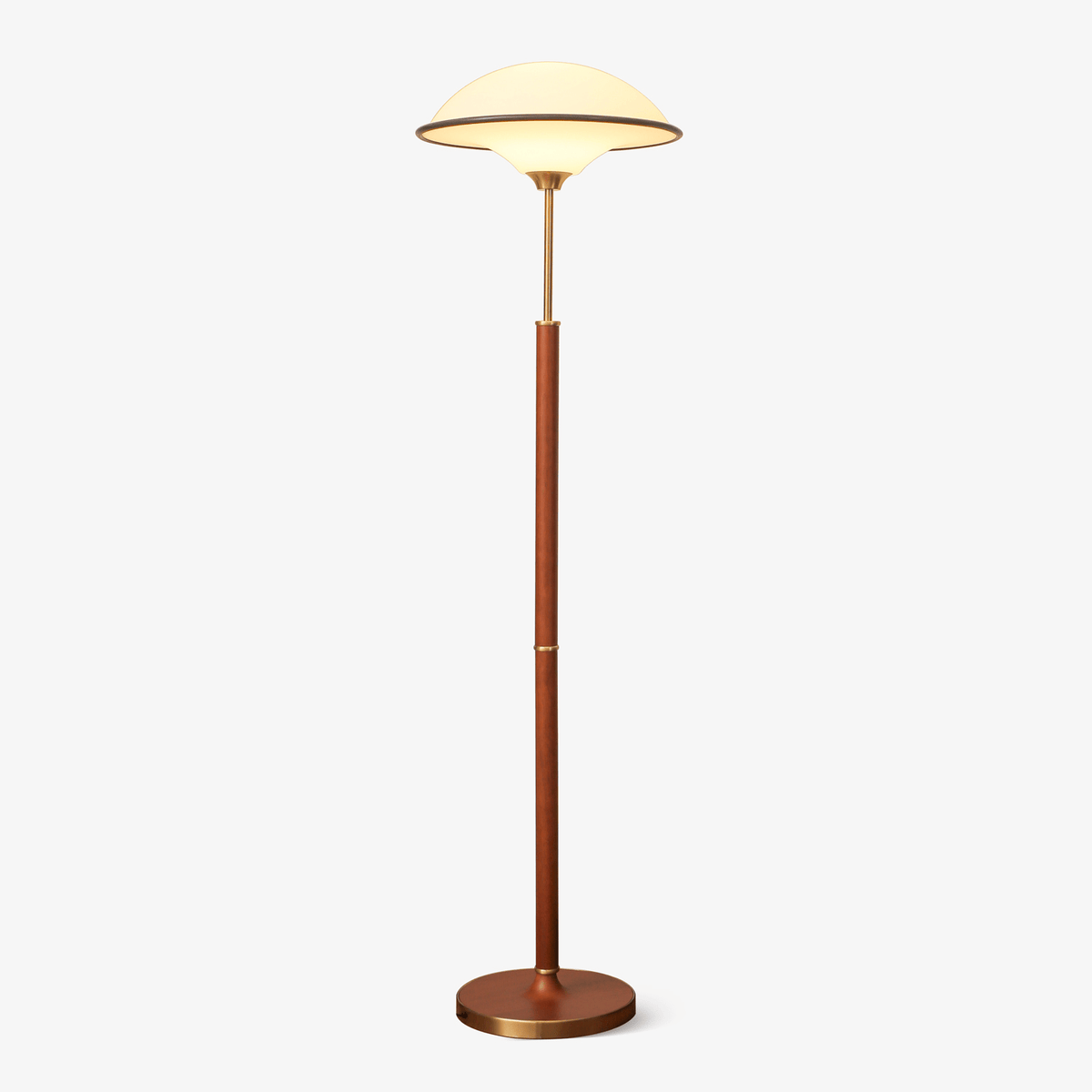 Astralis Wood Art Deco Floor Lamp