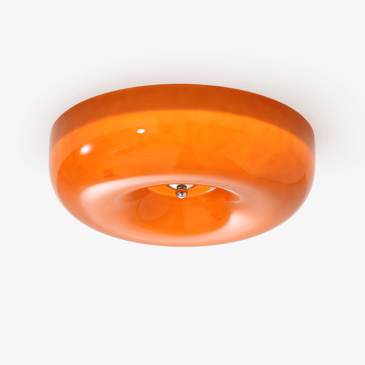 Rosemont Swirl Glass Flush Mount Ceiling Light
