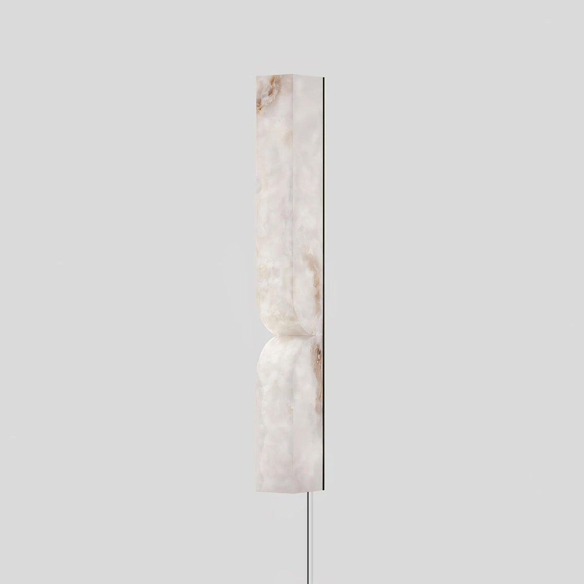 Lena Alabaster Rectangular Plug Wall Lamp