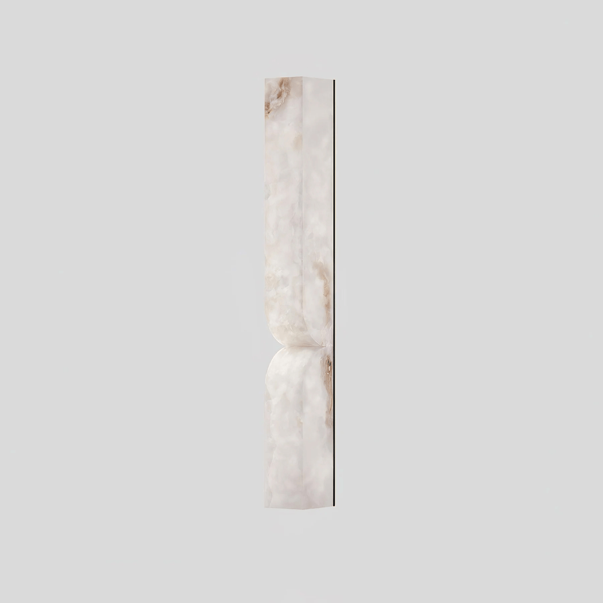 Lena Alabaster Rectangular Plug Wall Lamp