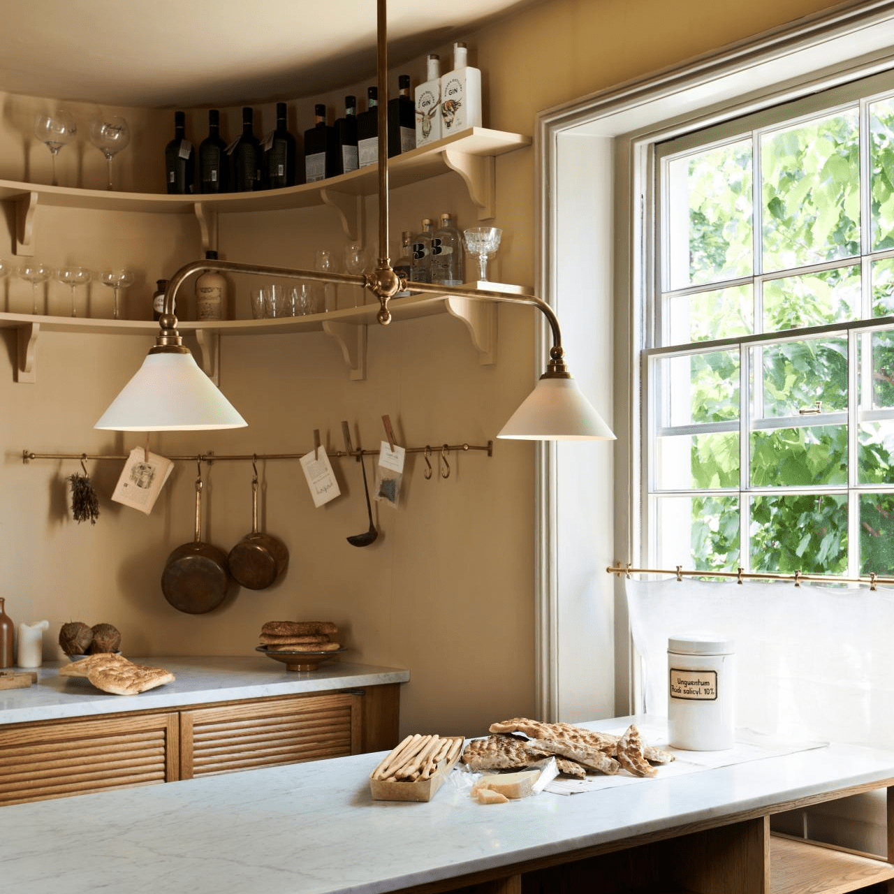 Duet Ceramic Classic Pendant Light - Neutral Decor