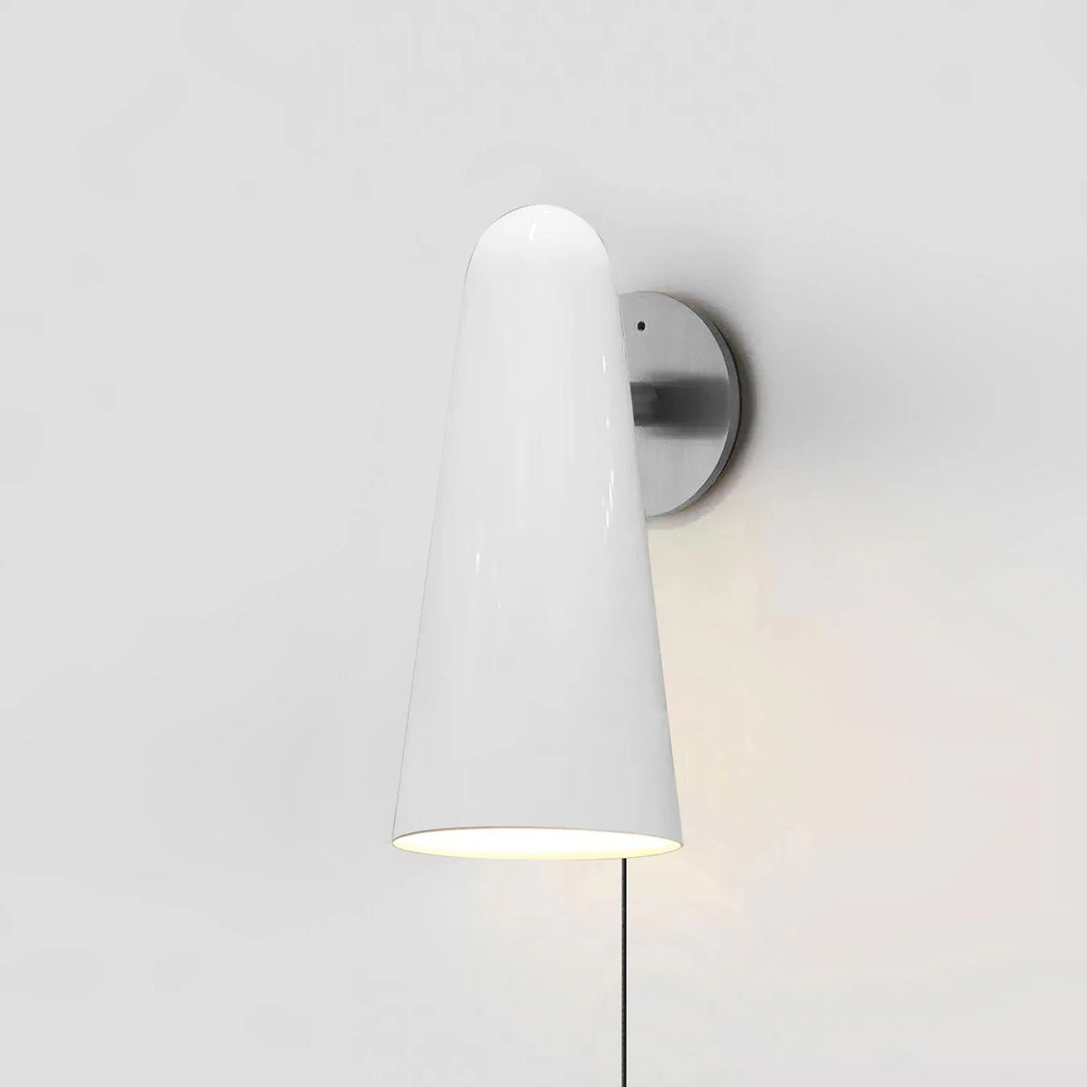Velivira Conical Glass Wall Light