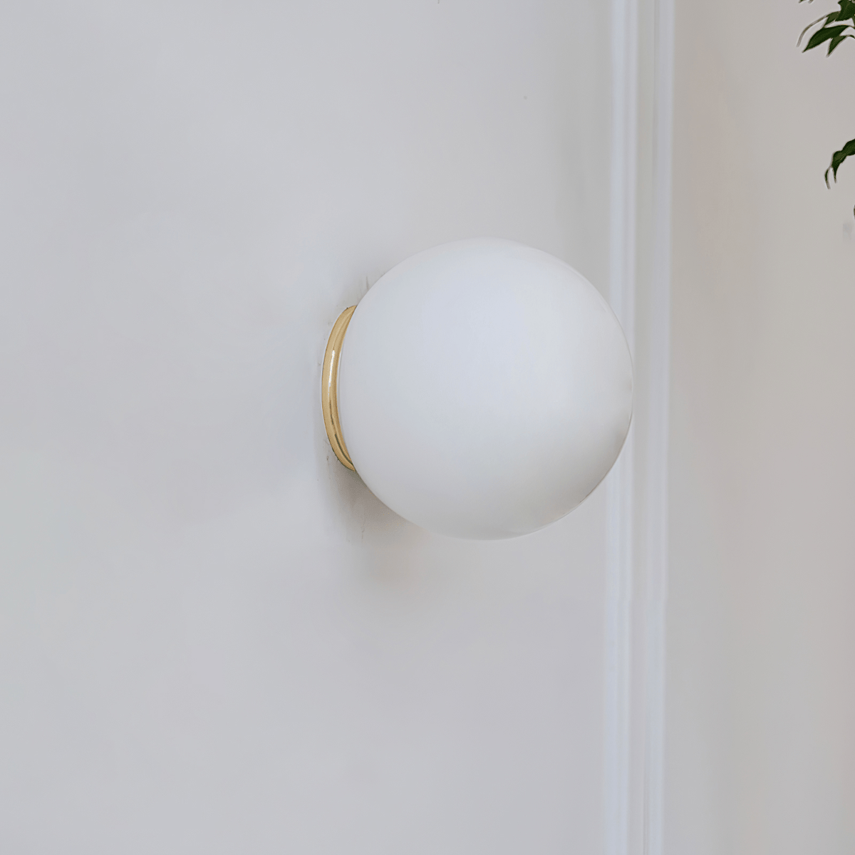 Celorira Modern Minimalist Mini Orb Glass Wall Lamp