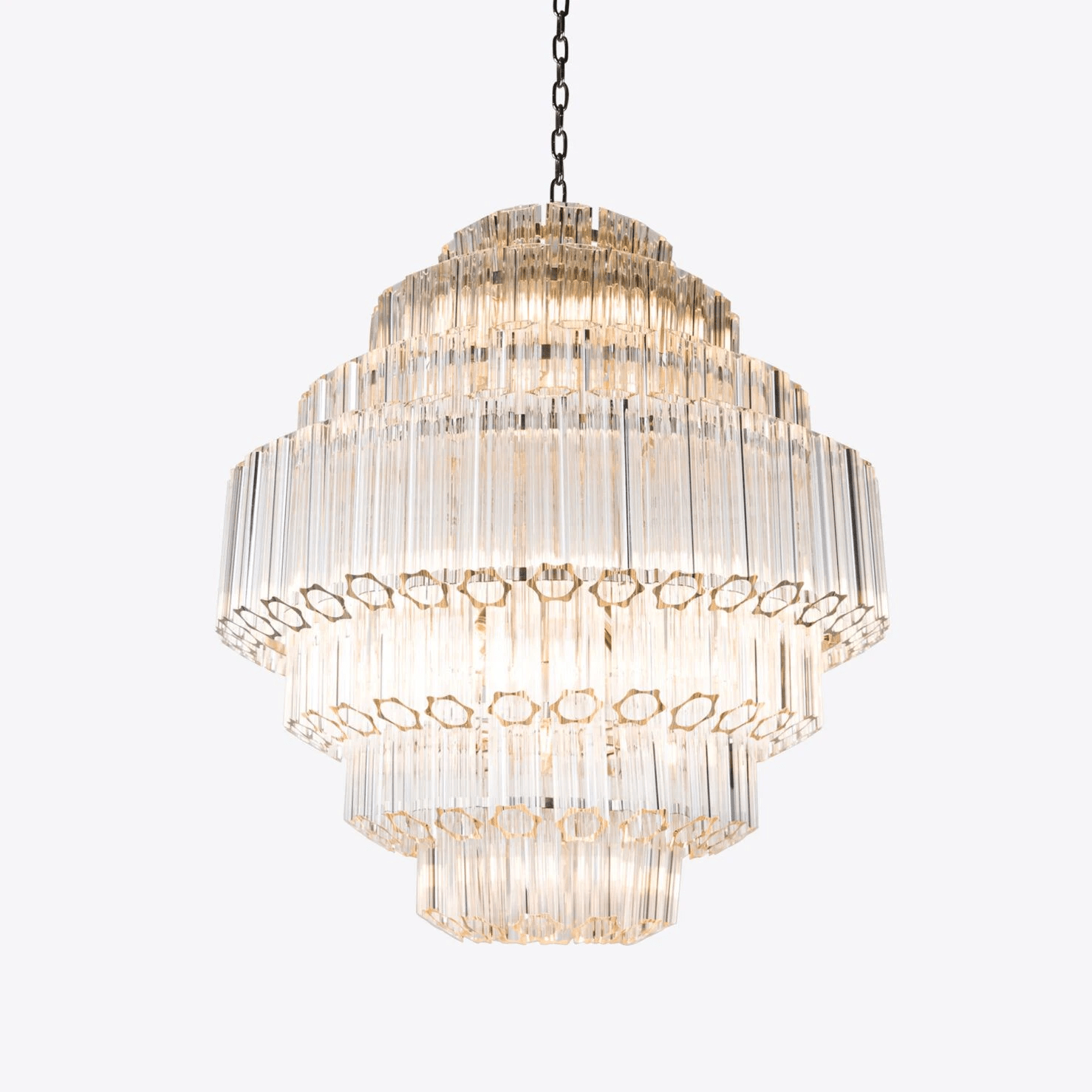 Pinewell Clear Grande Palermo Chandelier
