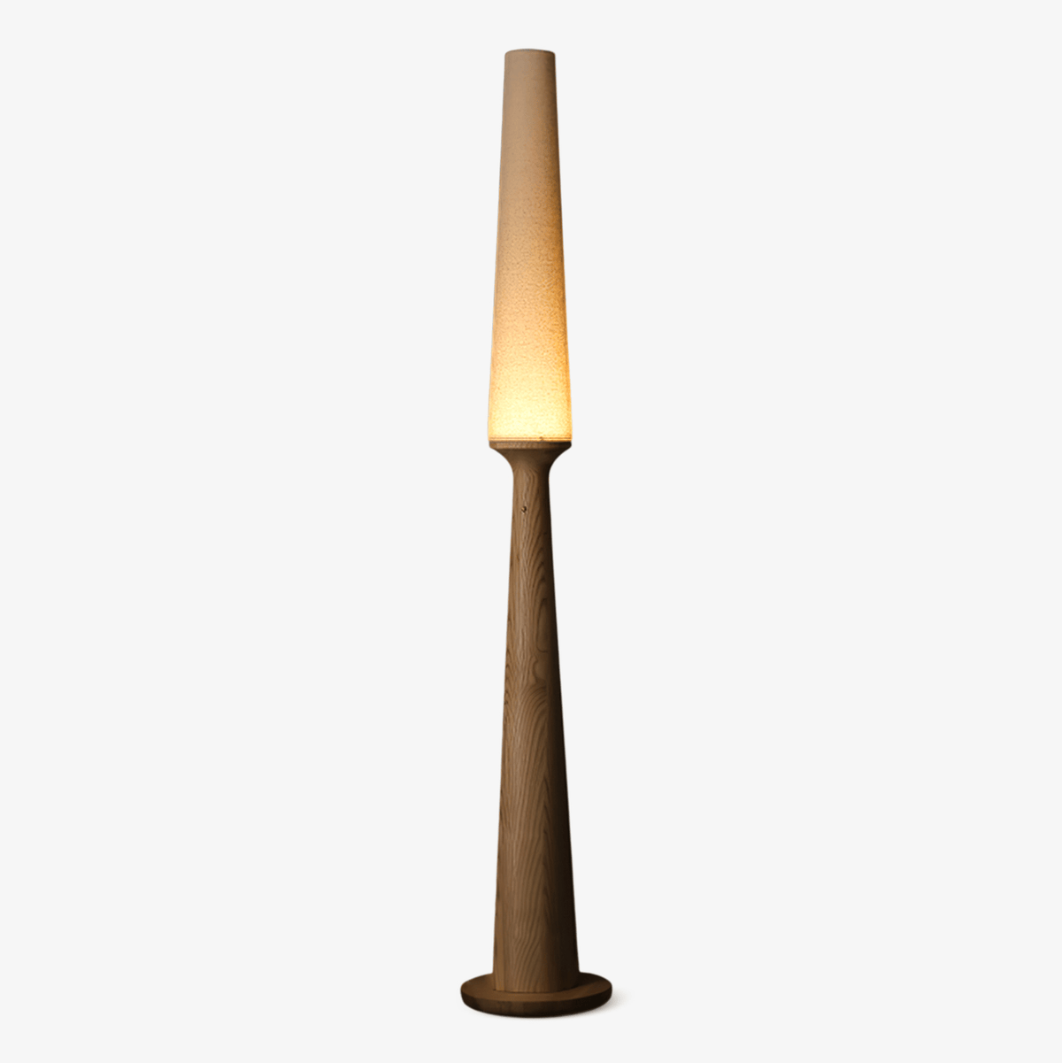 Vetheora Tapered Wood Floor Lamp