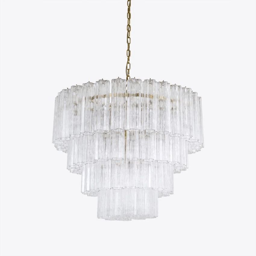 Liorinissa Chandelier Four Tier Fluted Glass
