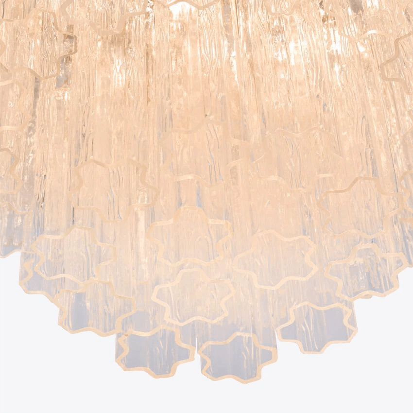 Liorinissa Chandelier Four Tier Fluted Glass