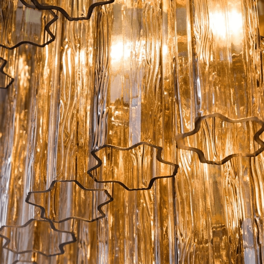 Liorinissa Chandelier Four Tier Fluted Glass