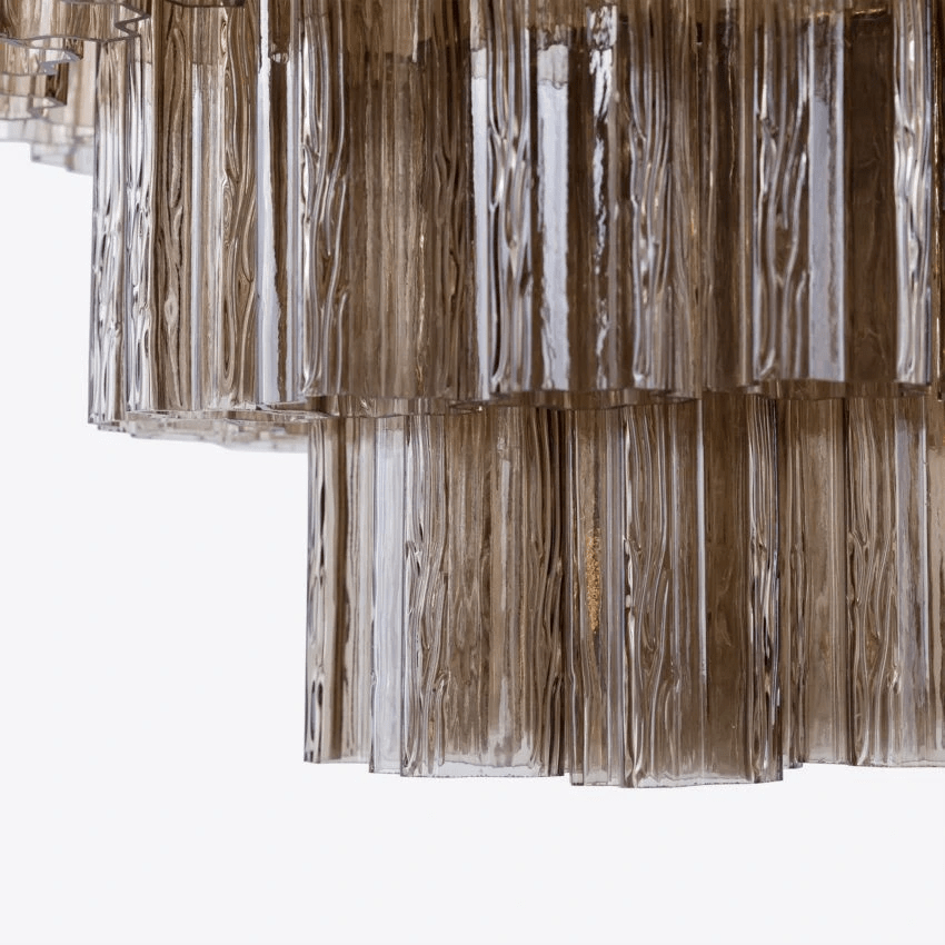 Liorinissa Chandelier Four Tier Fluted Glass
