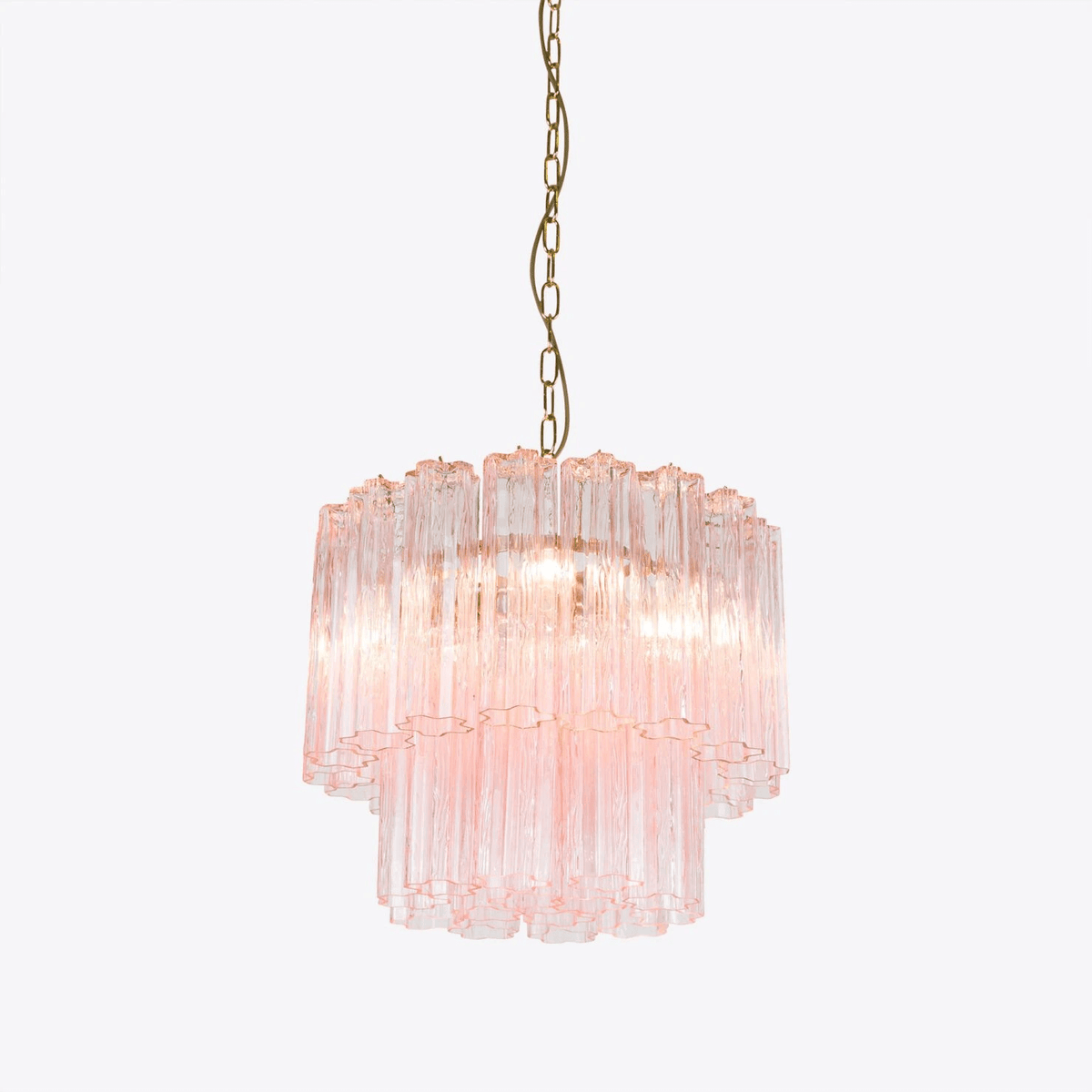 Aelox Chandelier Small Treviso Murano Glass Tube