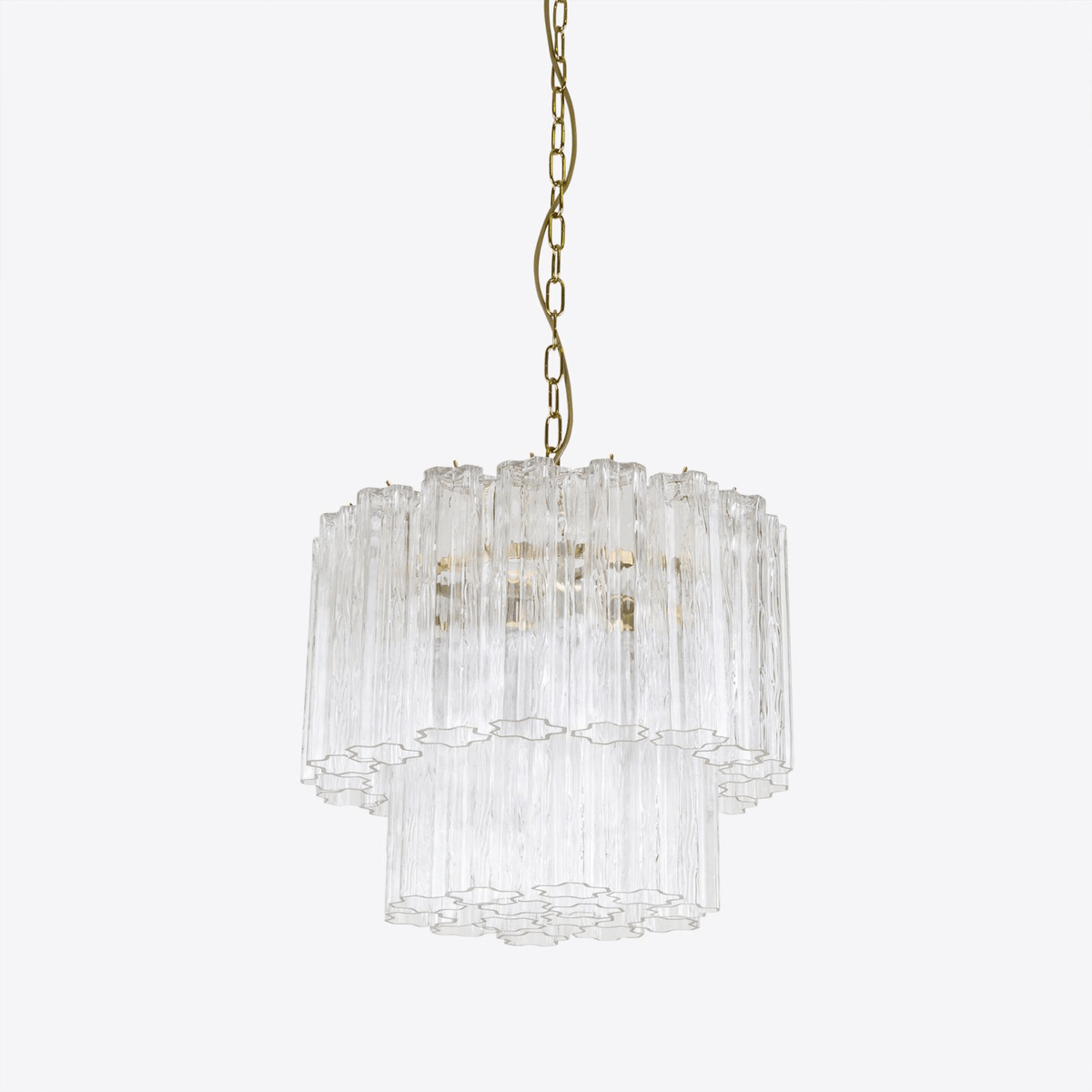 Aelox Chandelier Small Treviso Murano Glass Tube