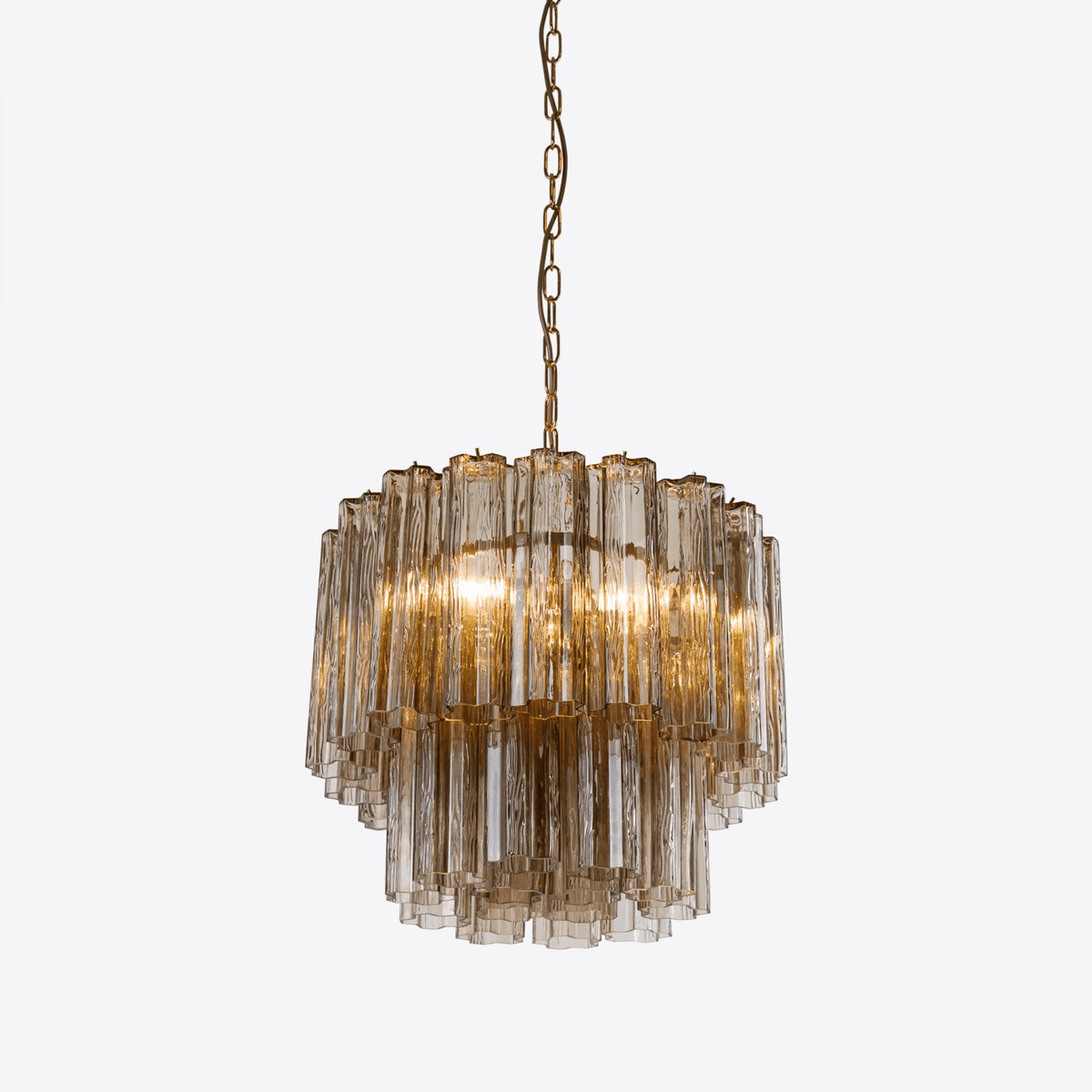 Aelox Chandelier Small Treviso Murano Glass Tube