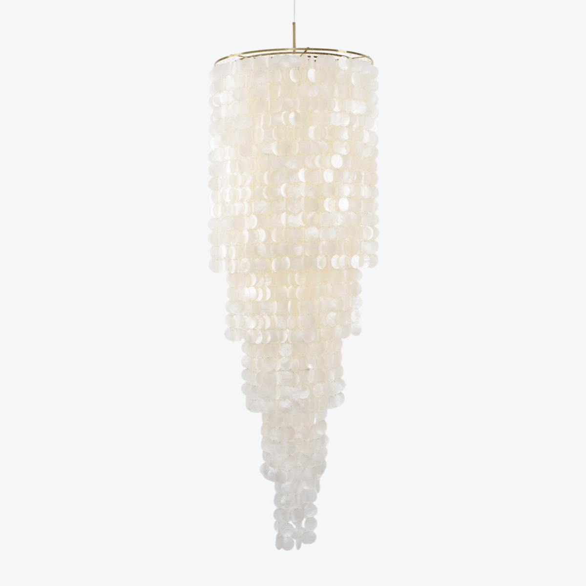 Eloryra Cascading Shell  Chandelier