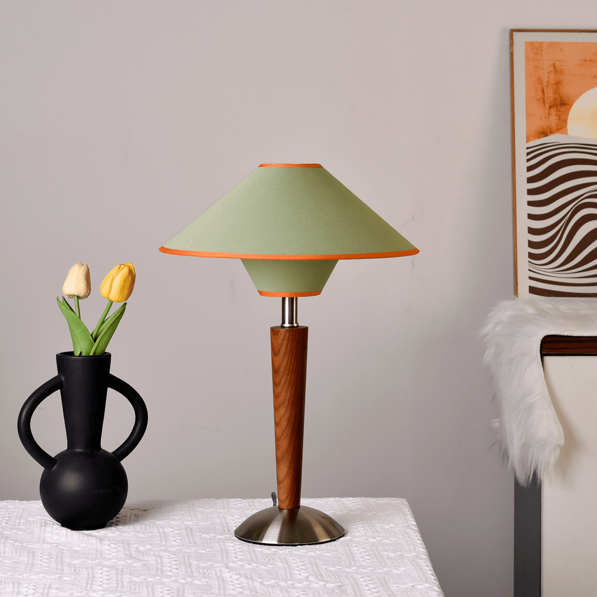 Aureridge Wood Table Lamp