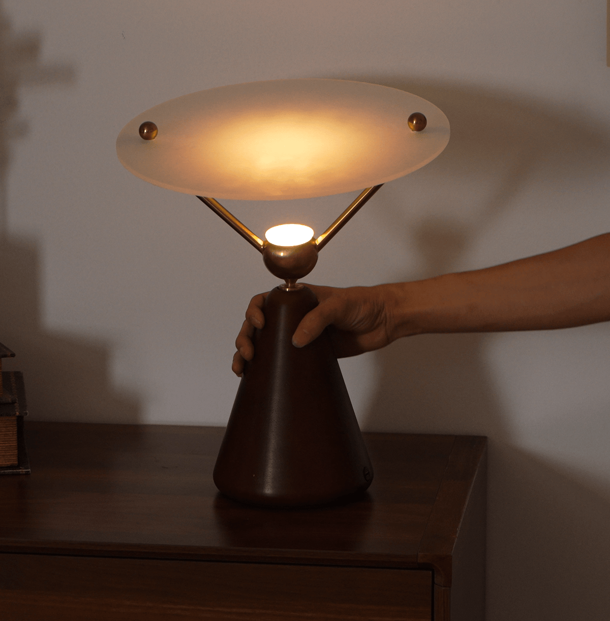Balance Modern Wood Table Lamp