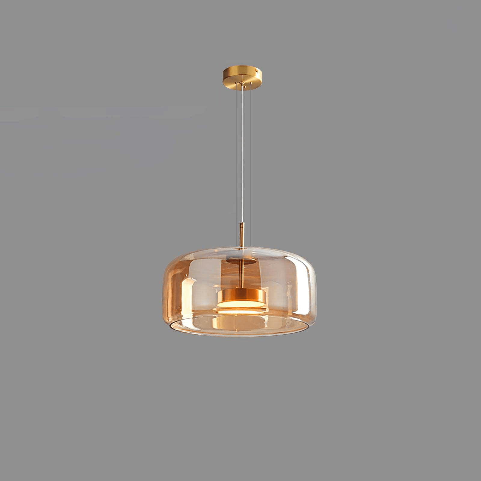 Obsidian Modern Glass Pendant Light