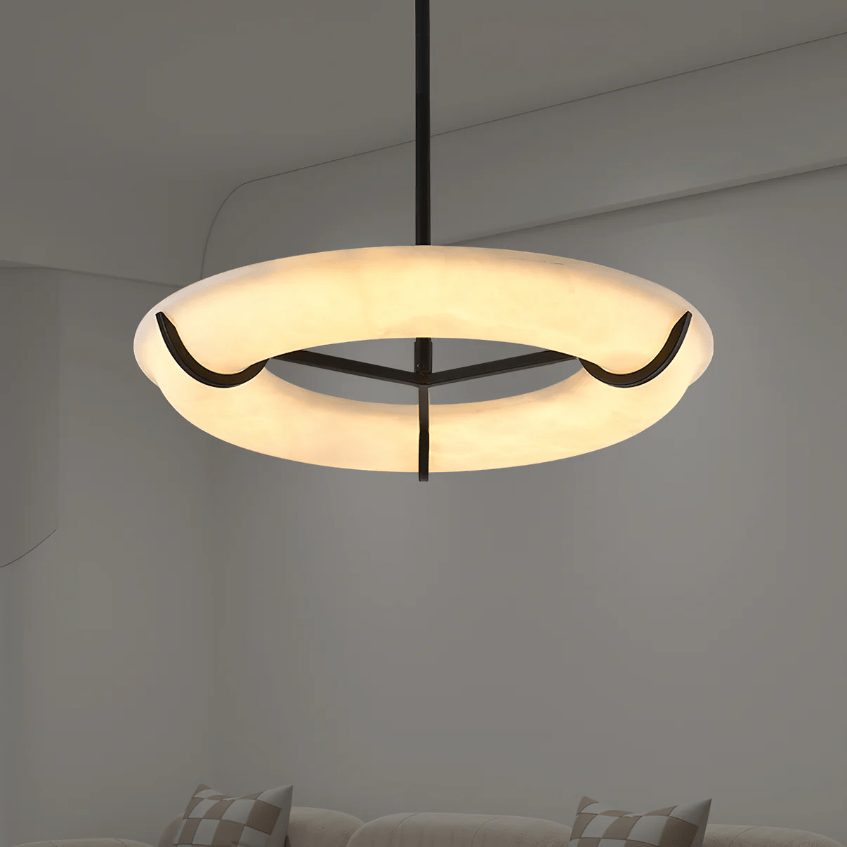 Uvare Alabaster Chandelier