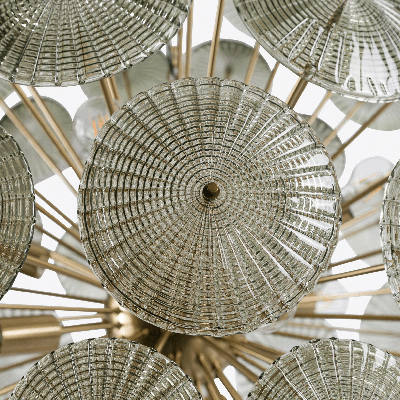 Celararia Chandelier Sputnik Dandelion Burst Glass
