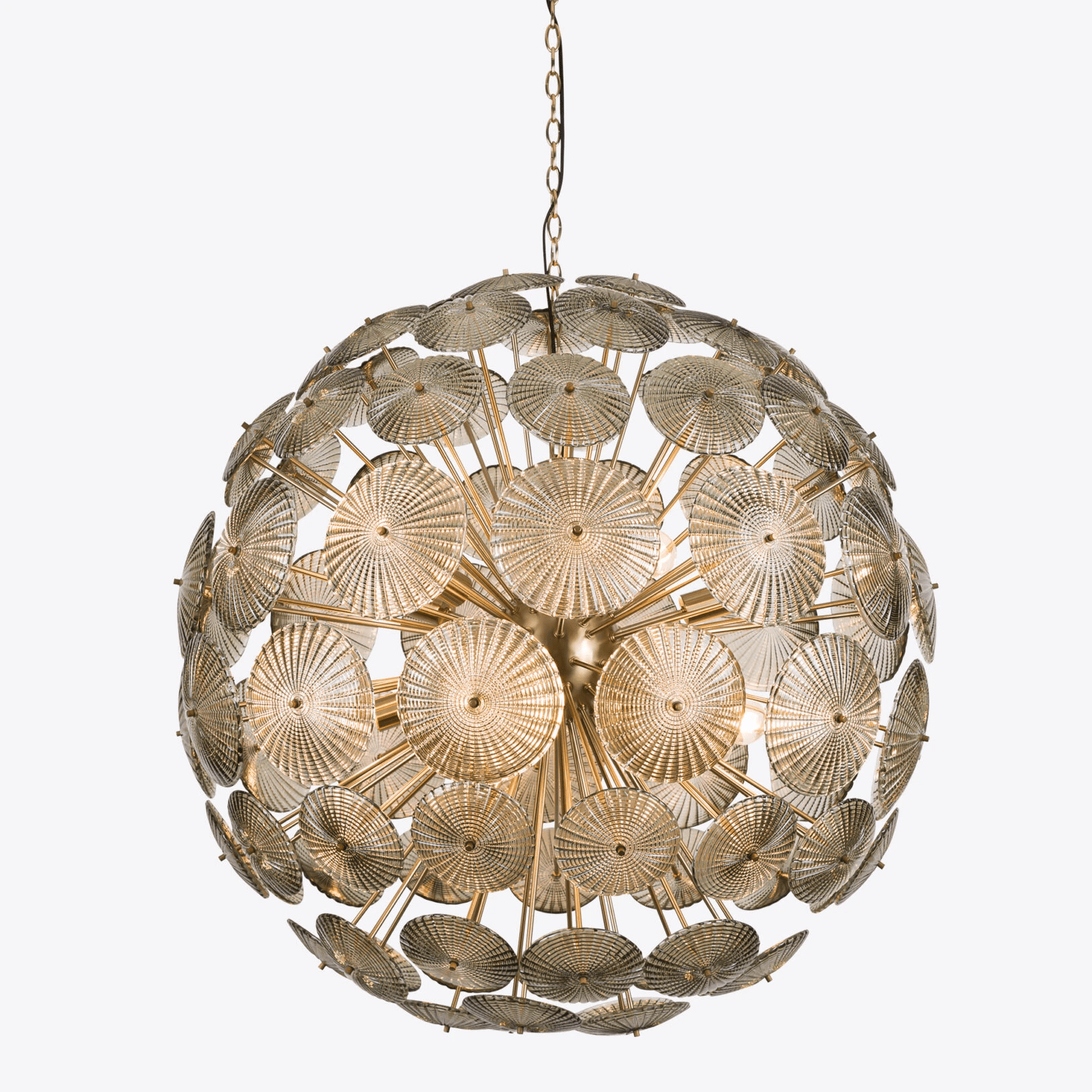 Celararia Chandelier Sputnik Dandelion Burst Glass